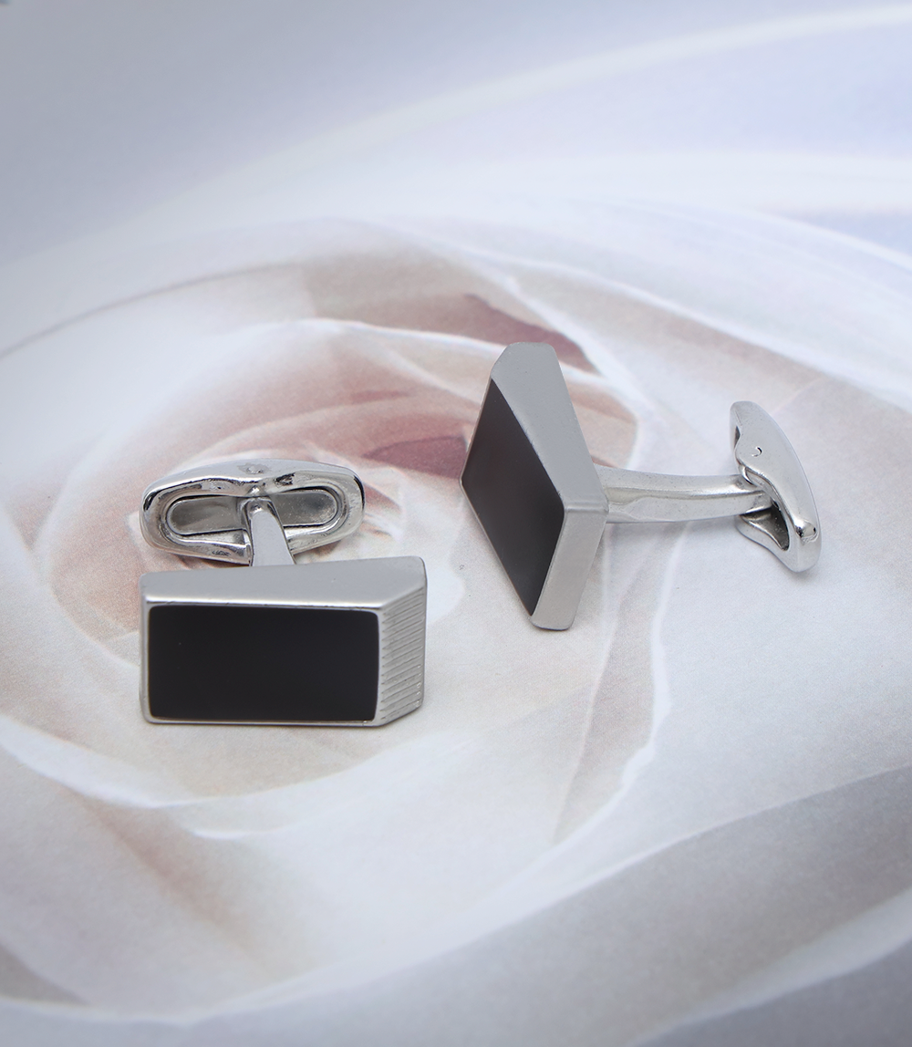 Men Cufflinks-BLACK