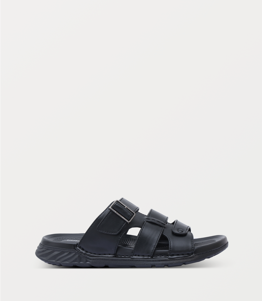 Men Slipper-BLACK