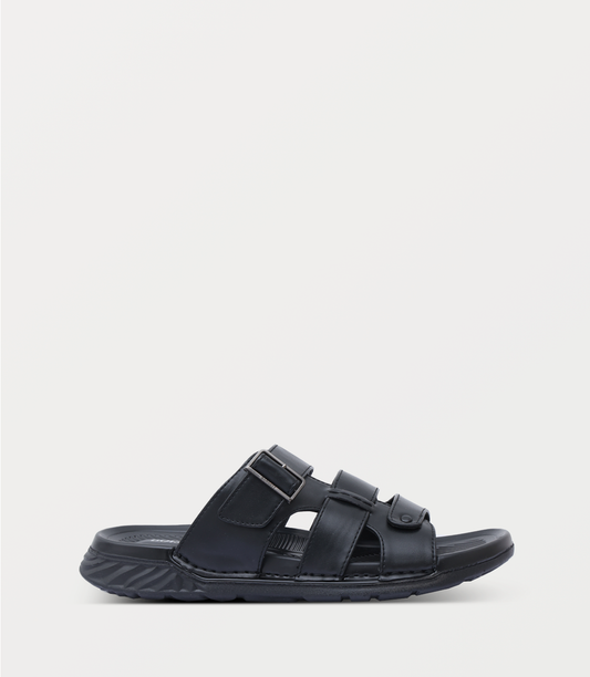 Men Slipper-BLACK