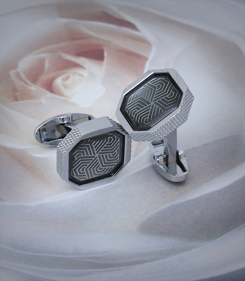 Men Cufflinks-SILVER