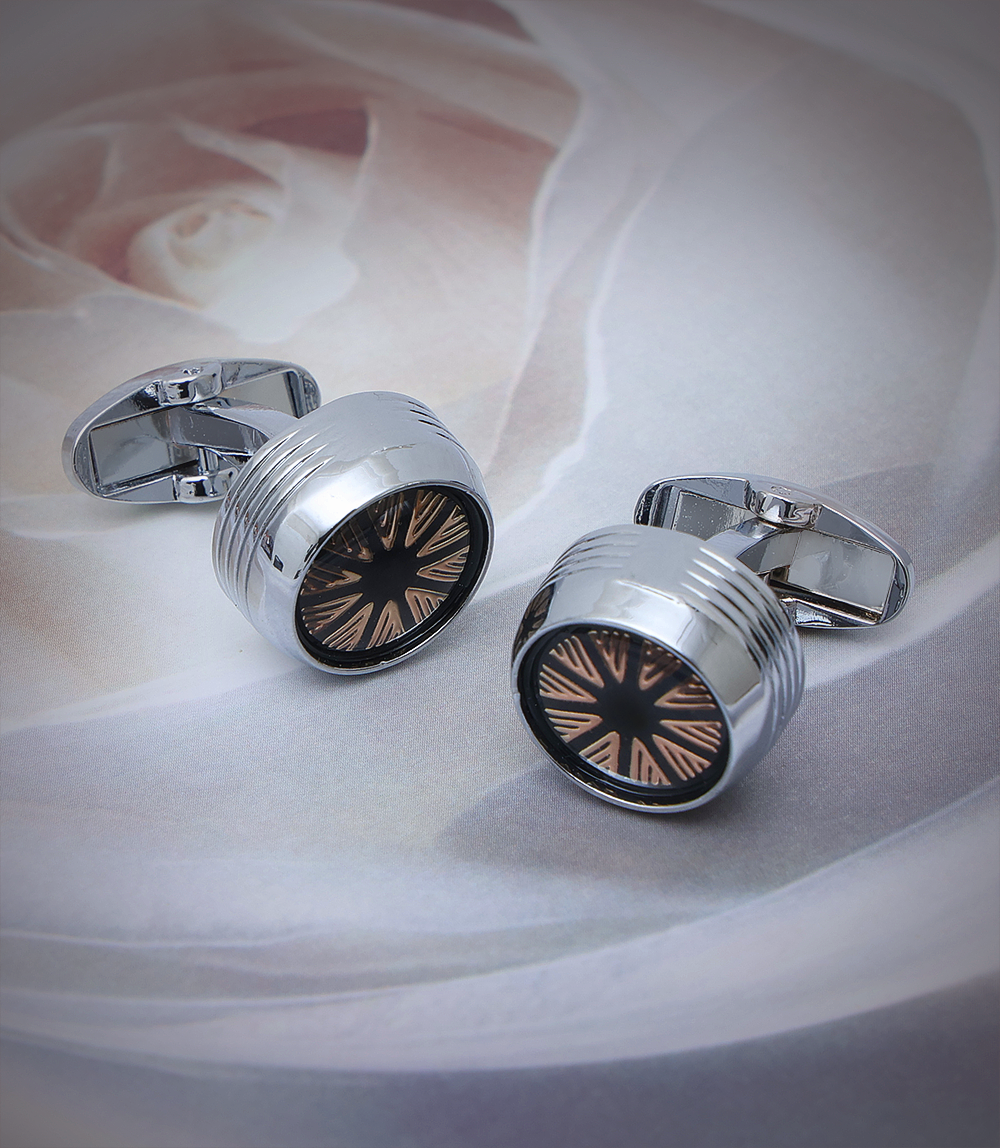 Men Cufflinks-BLACK