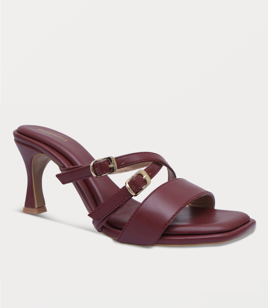 Women Slipper Heels-MAROON