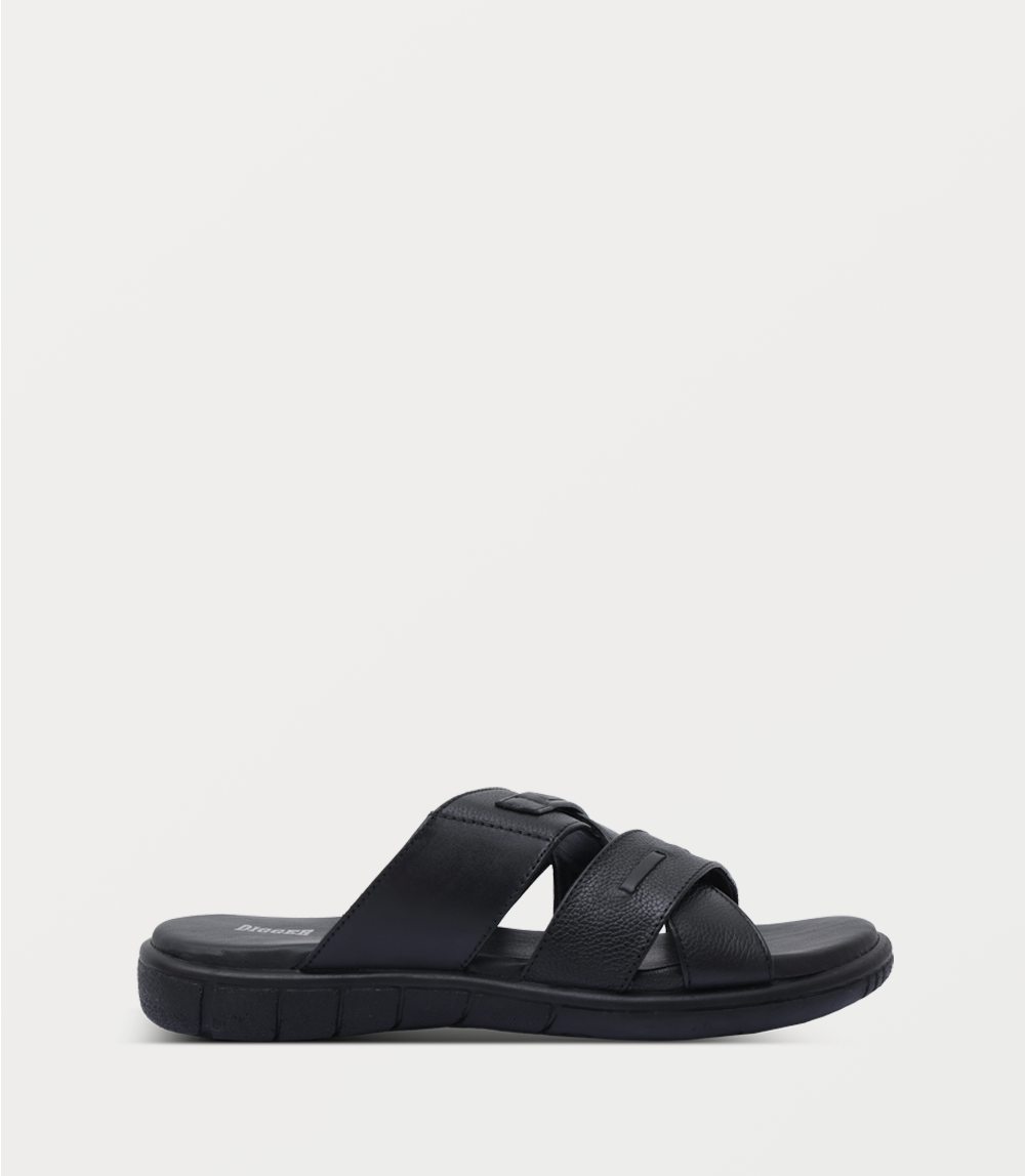 Men Slipper-BLACK