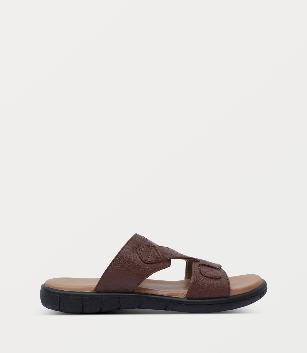 Men Slipper-BROWN