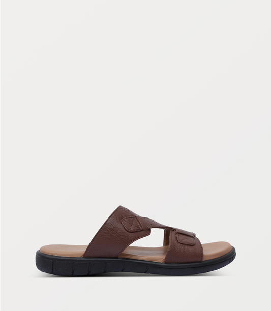 Men Slipper-BROWN