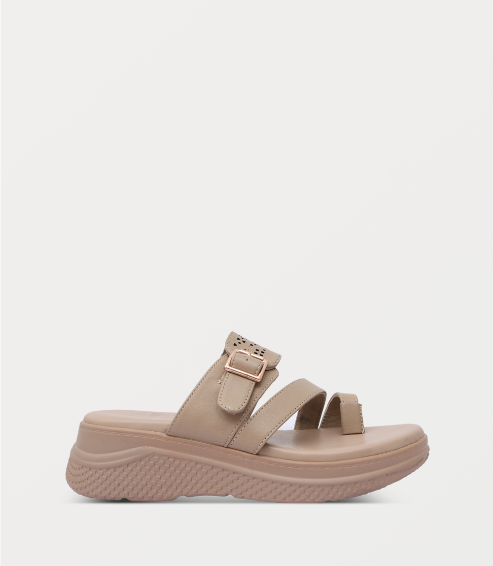 Women Comfort Chappal-BEIGE