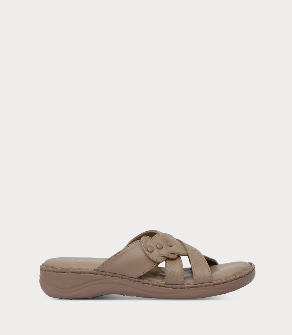 Women Comfort Slipper-BEIGE