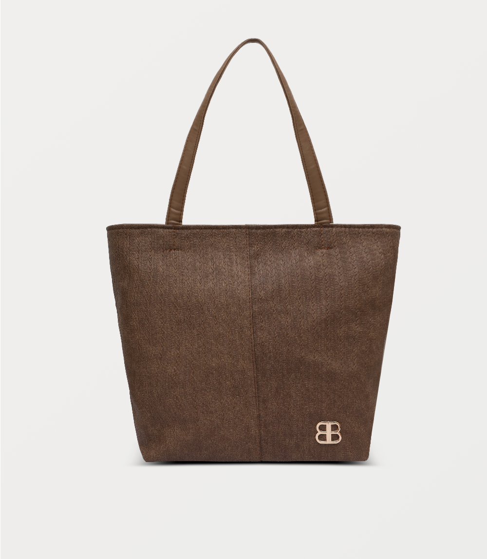 Women Shoulder Bag-BROWN