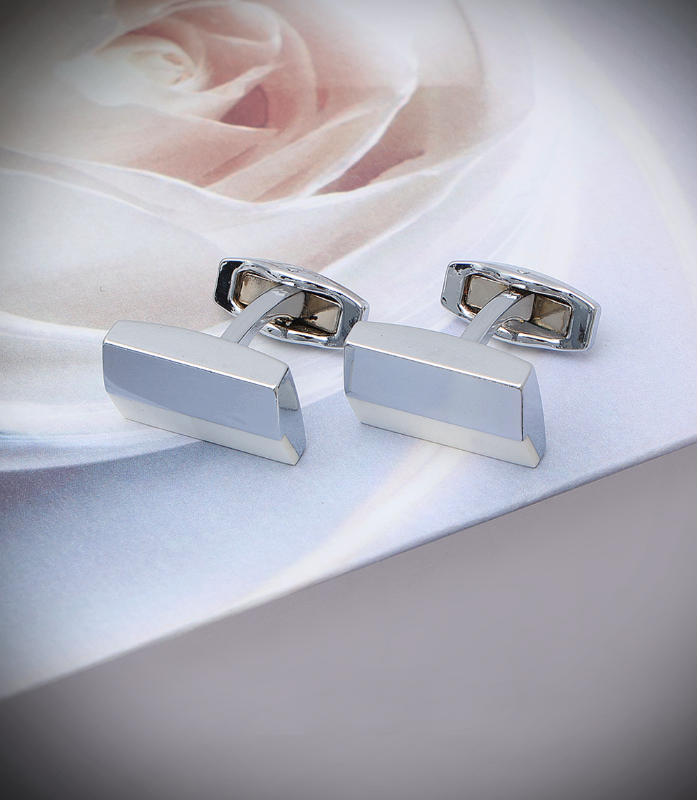 Men Cufflinks-WHITE