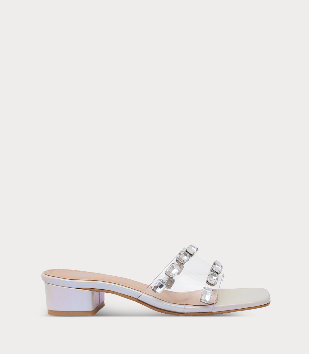 Women Slipper Heel-IVORY