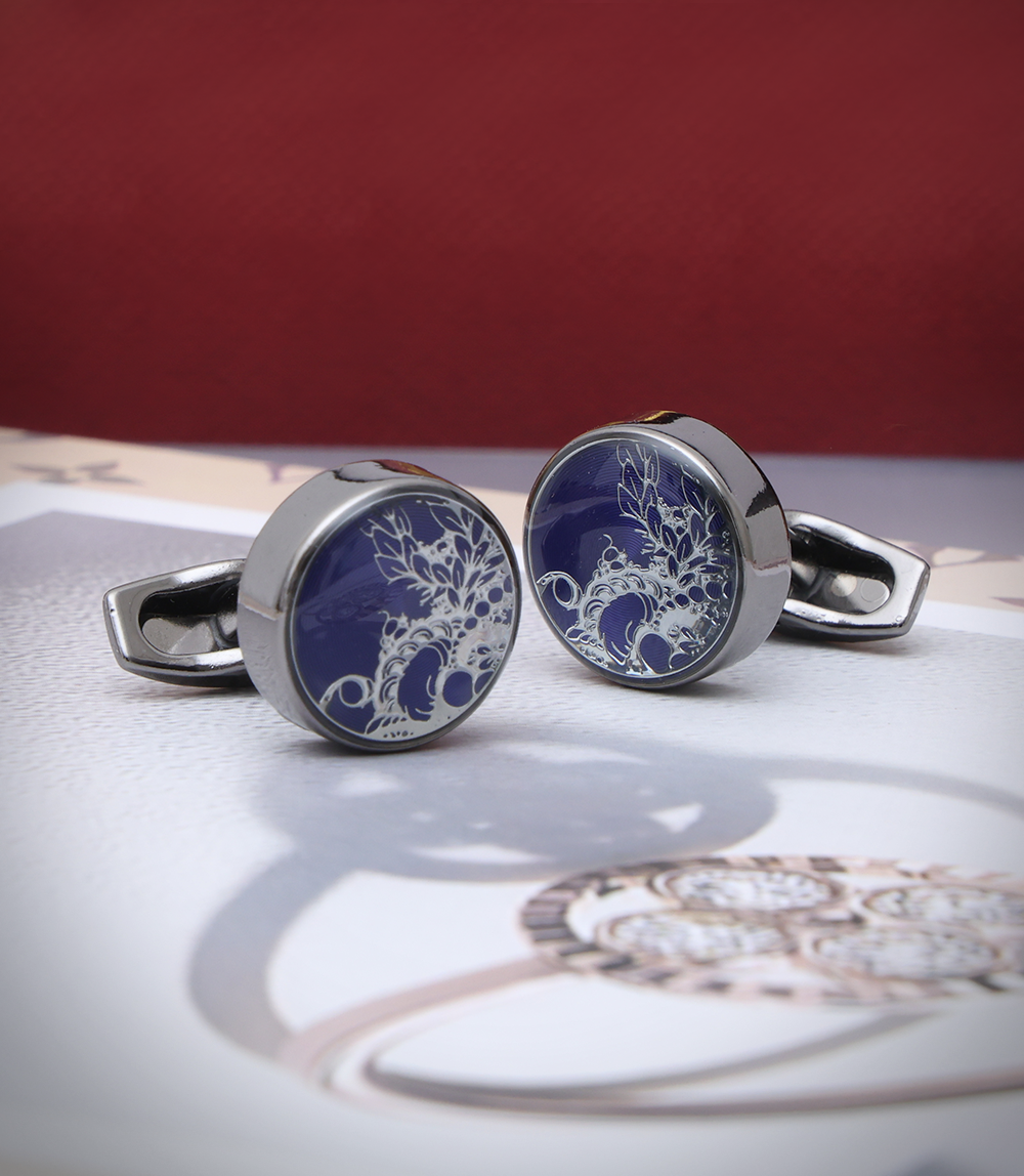 Men Cufflinks-BLUE