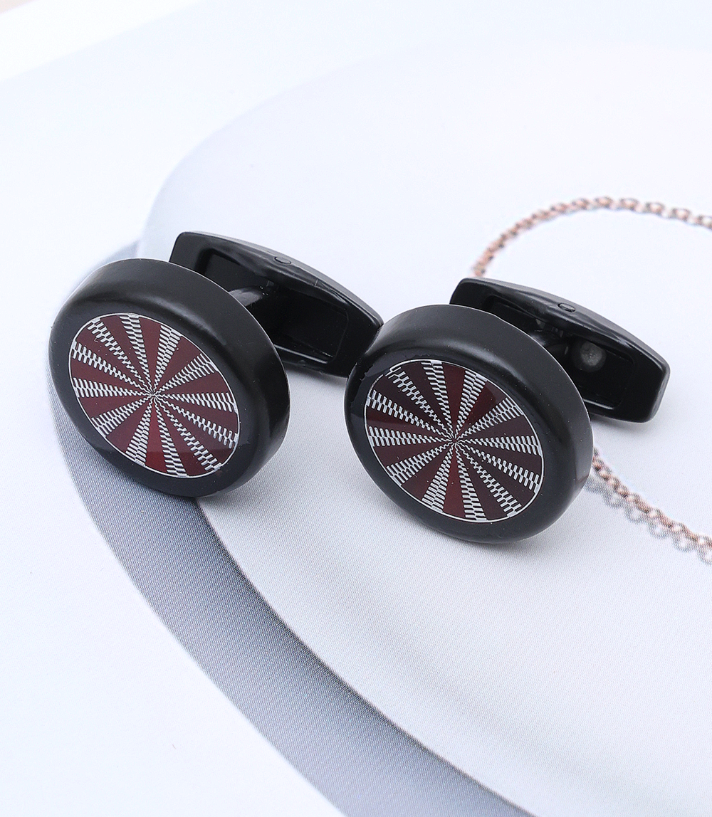 Men Cufflinks-RED
