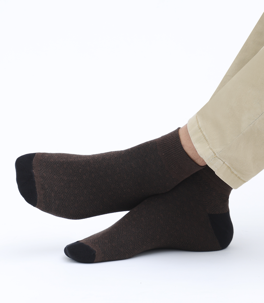Men Socks-BROWN