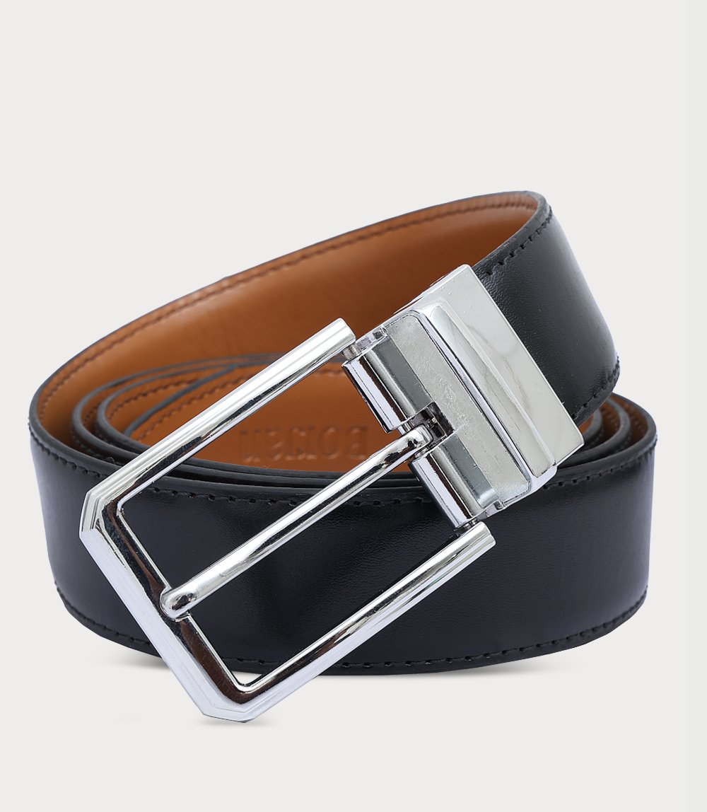Men Belt-BLK/TAN
