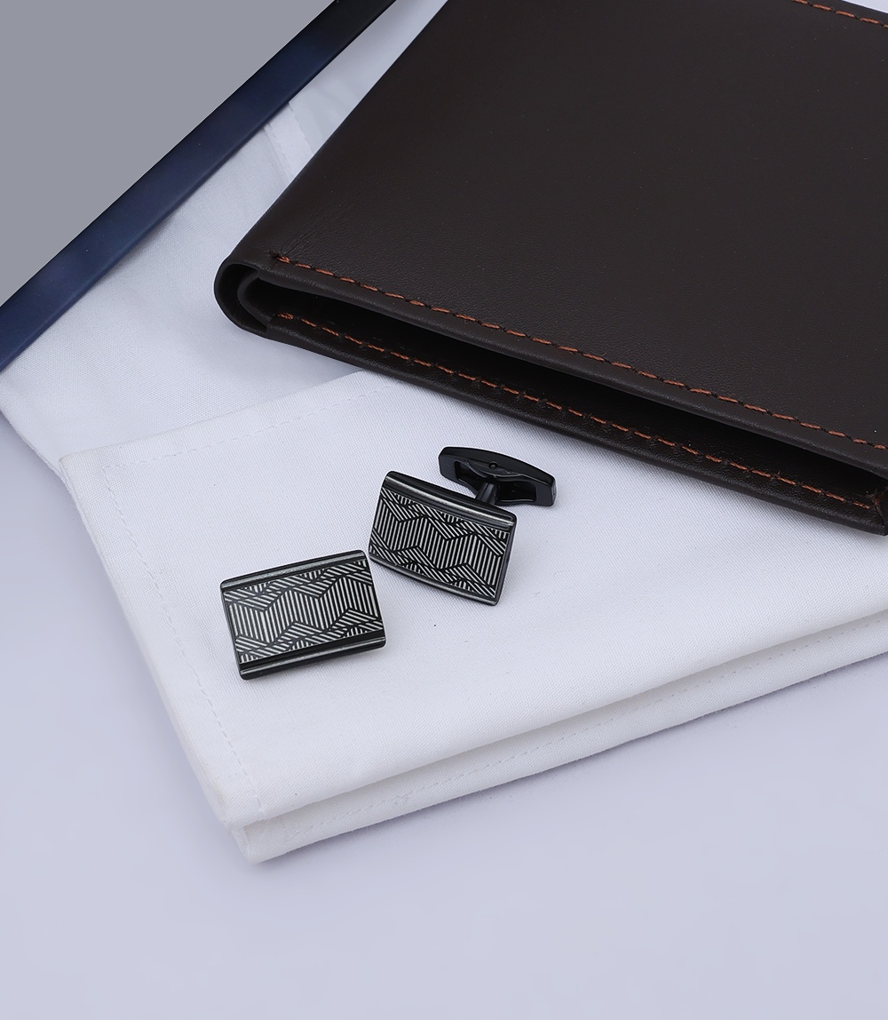Men Cufflinks-GREY