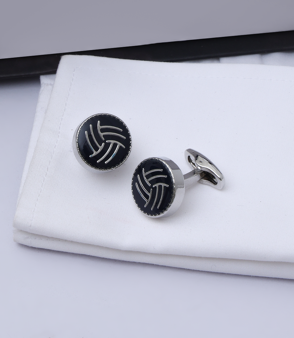 Men Cufflinks-BLACK
