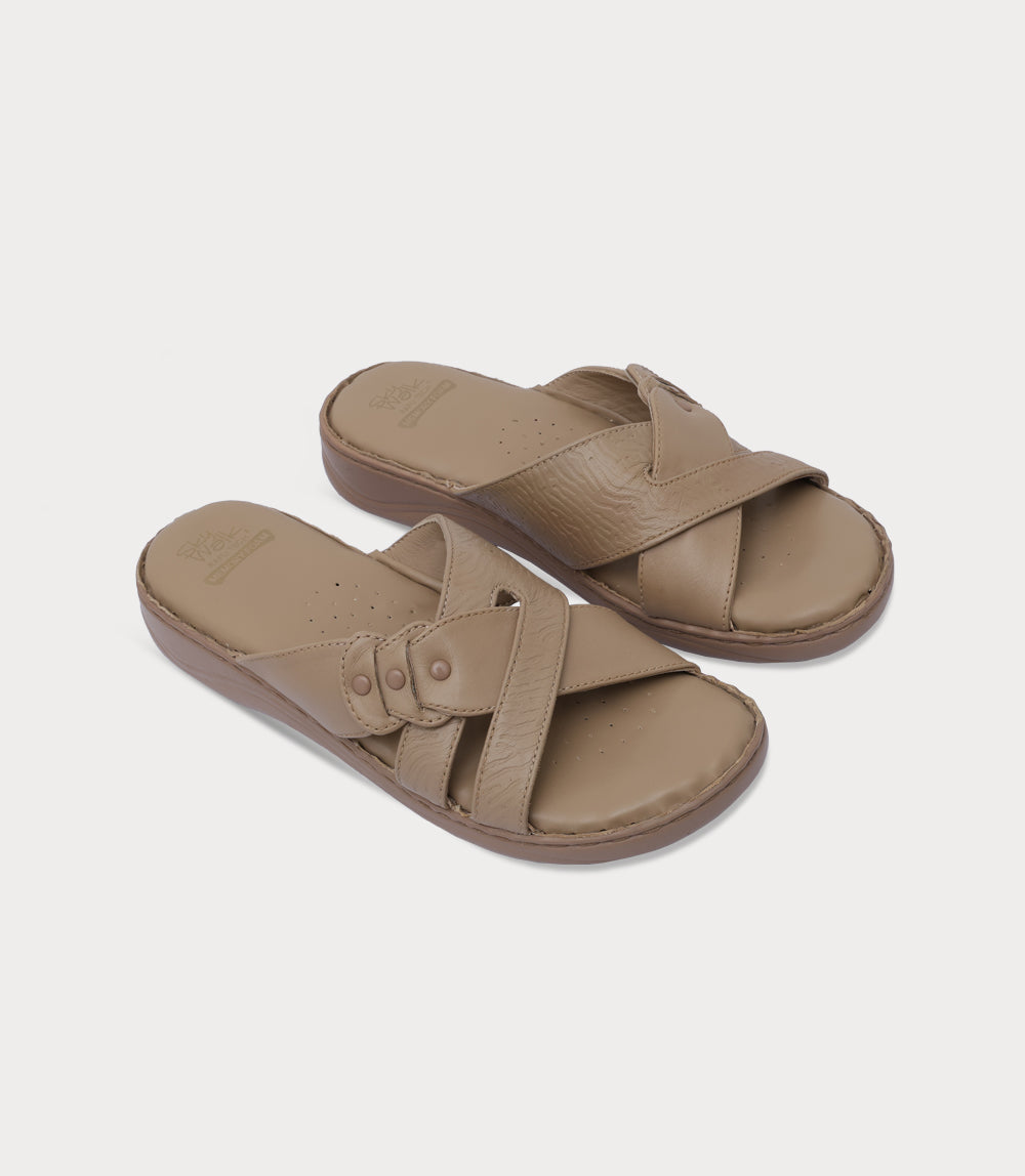 Women Comfort Slipper-BEIGE