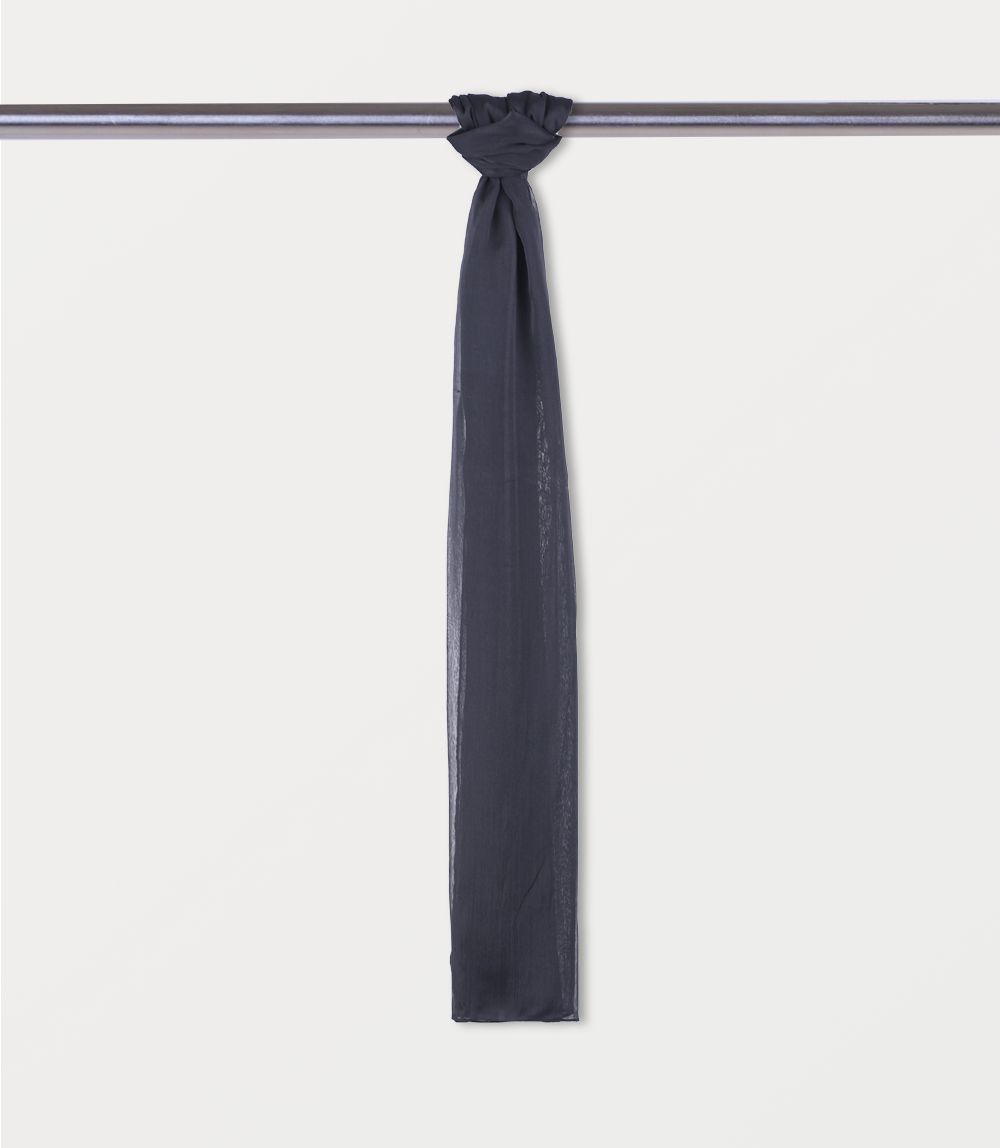 Women Scarf-CARBON BLK