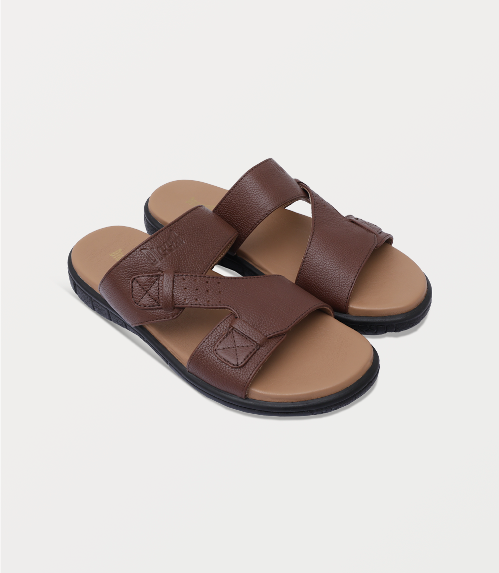 Men Slipper-BROWN