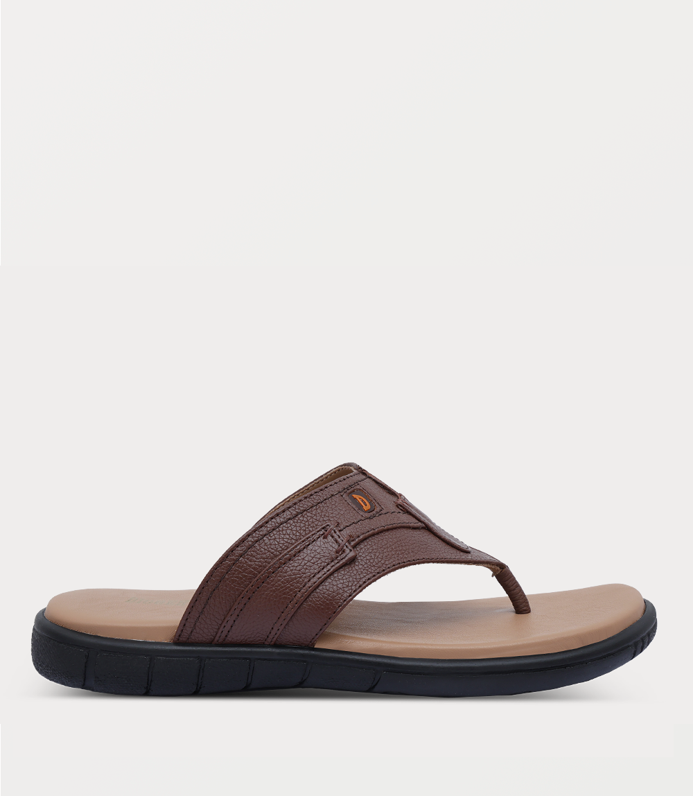 Men Chappal-BROWN