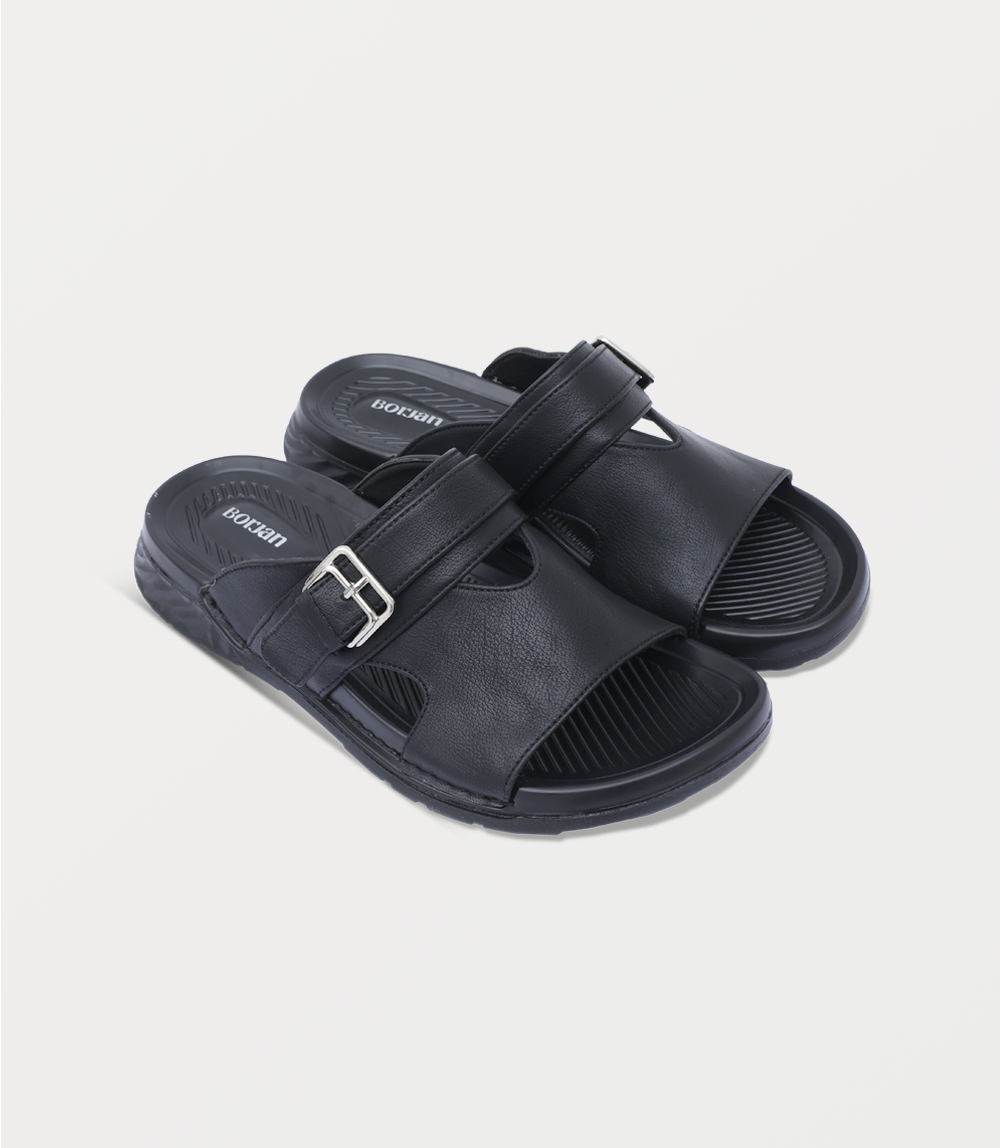 Men Slipper-BLACK