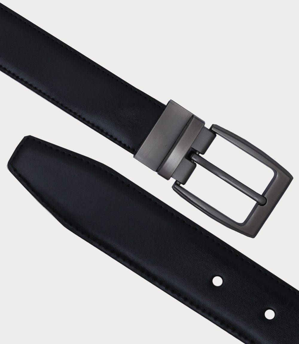 Men Belt-BLK/BROWN