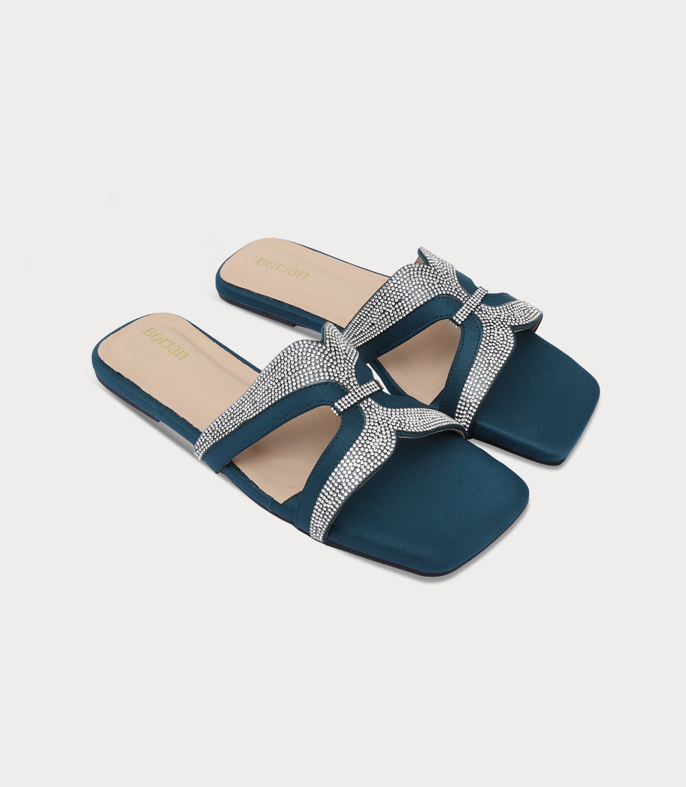 Women Slipper-TEAL