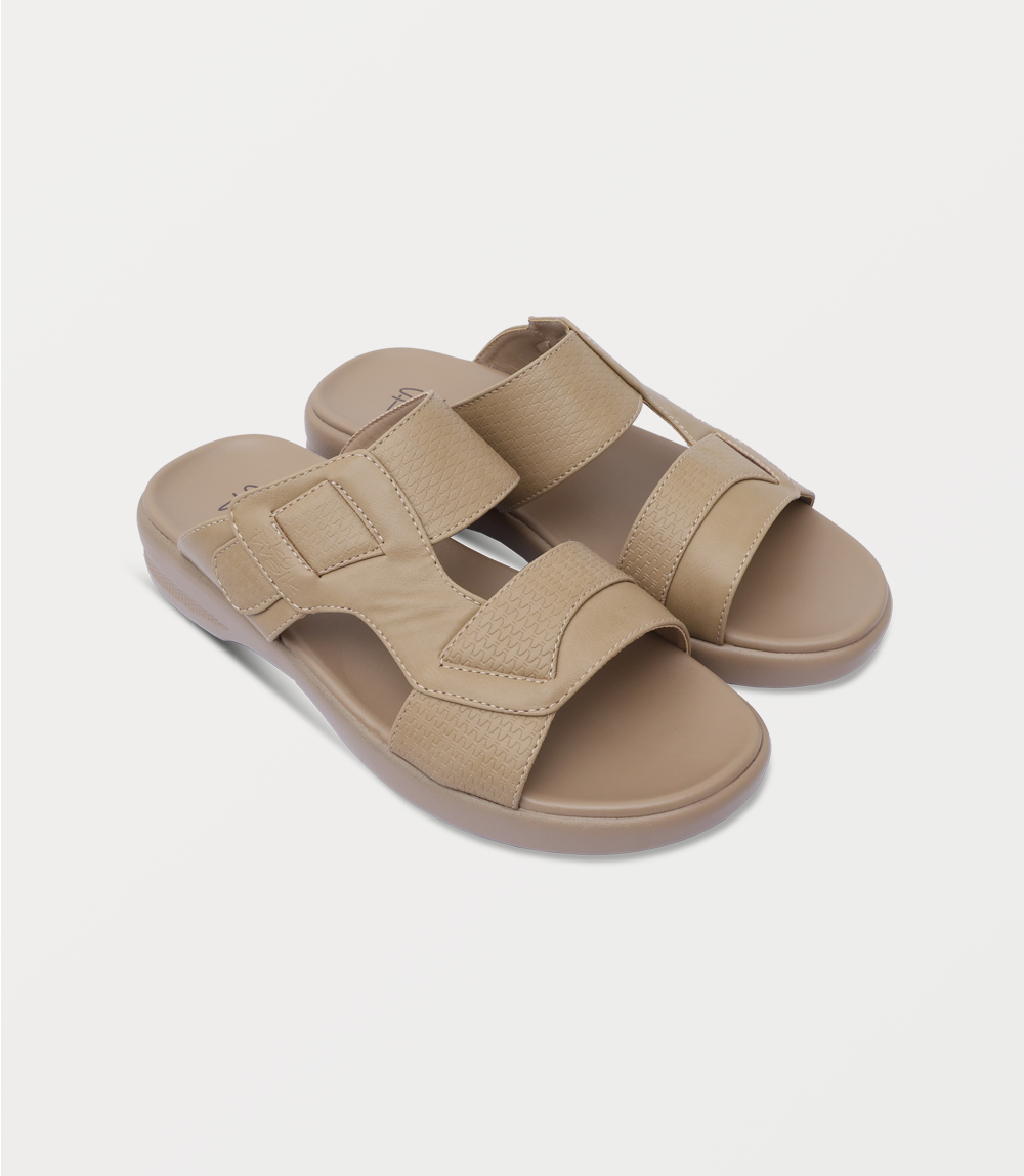 Men Slipper-BEIGE