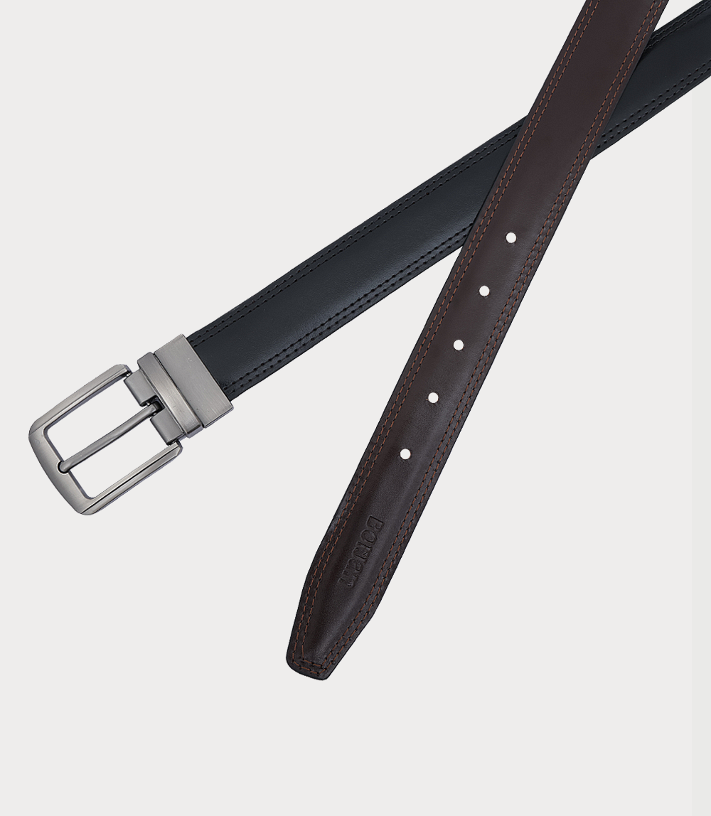 Men Belt-BLK/BRN