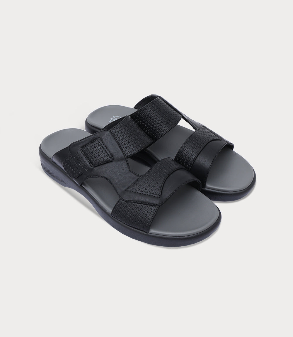 Men Slipper-BLACK