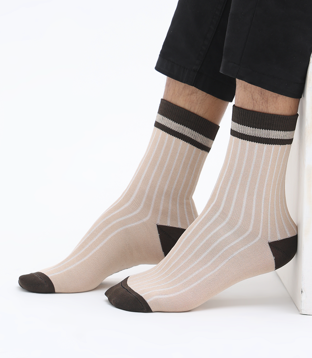 Men Socks-BEIGE