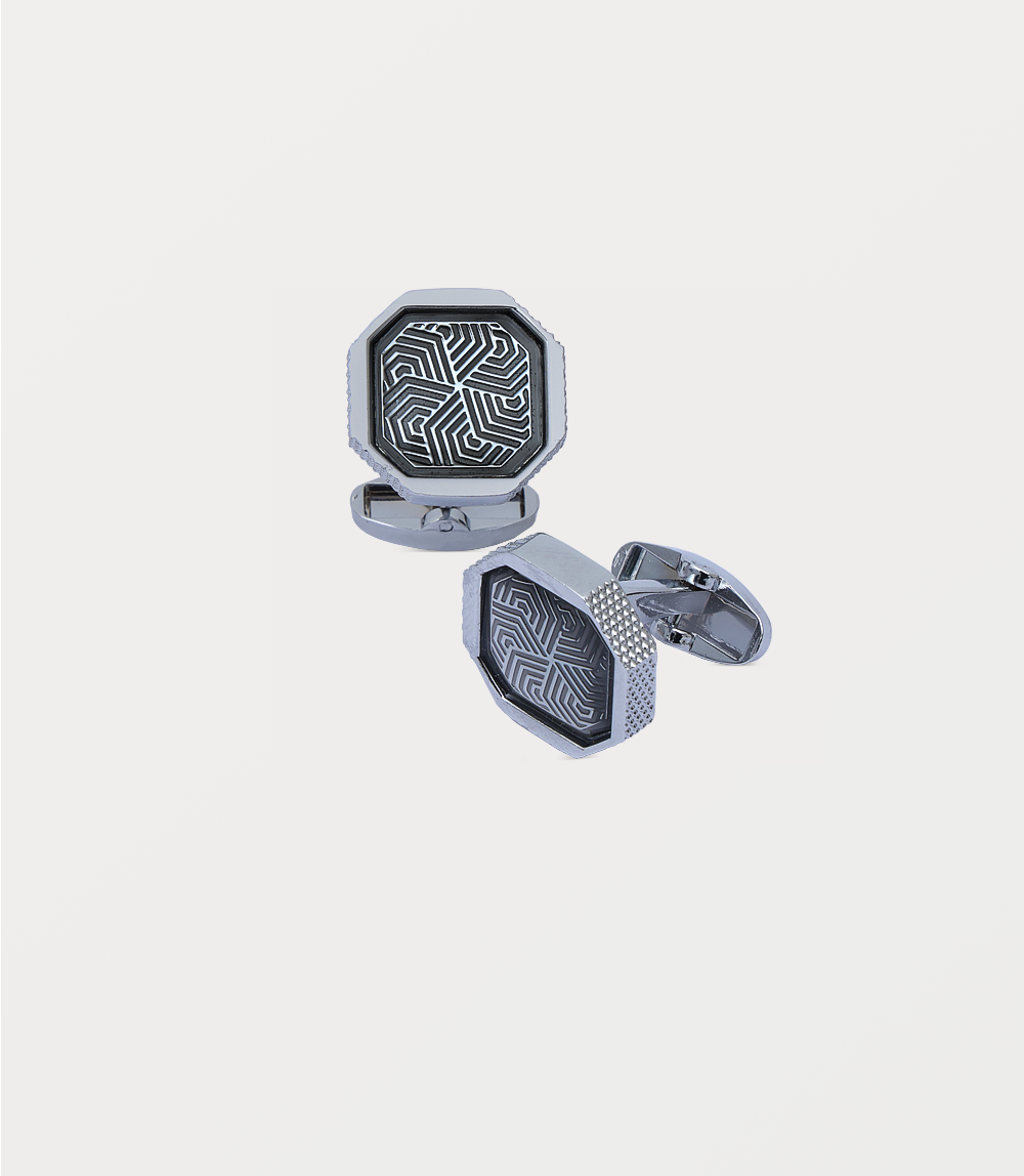Men Cufflinks-SILVER