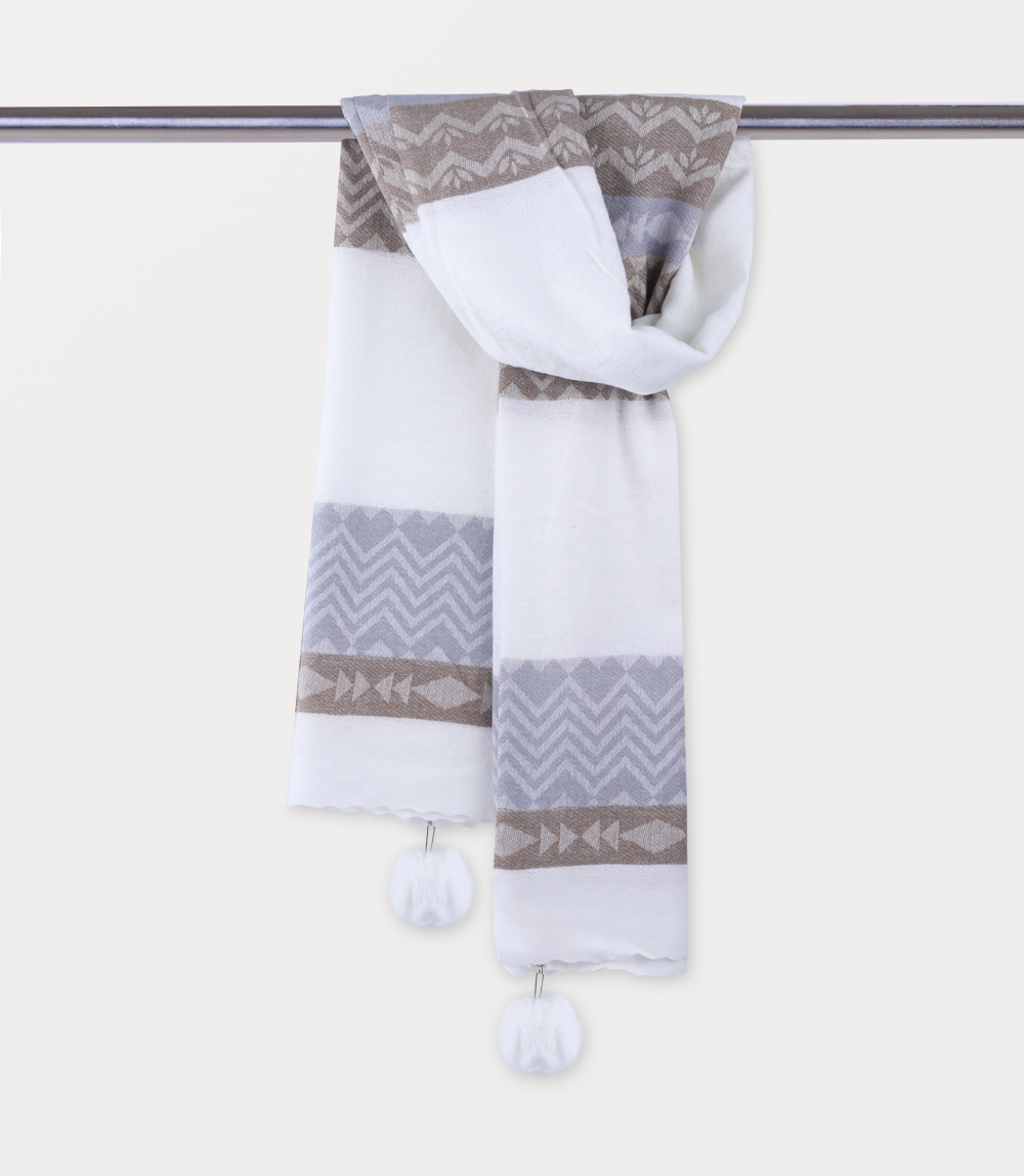 Women Scarf-WHITE