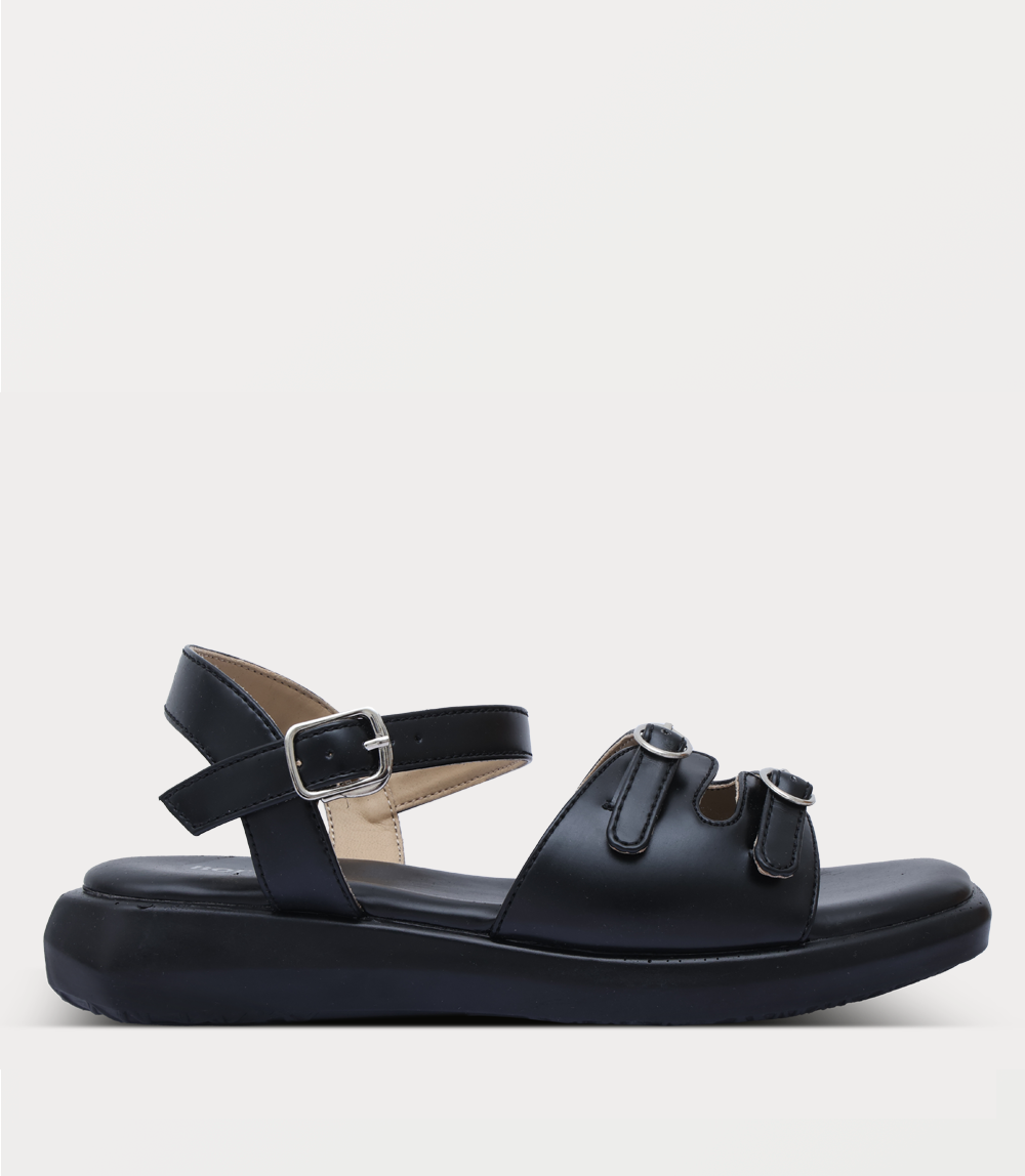 Women Comfort Sandal-BLACK