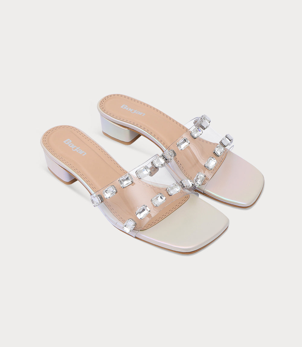 Women Slipper Heel-IVORY