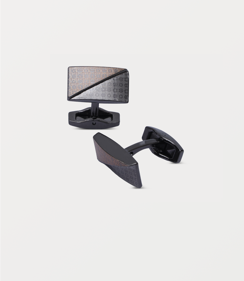Men Cufflinks-BROWN