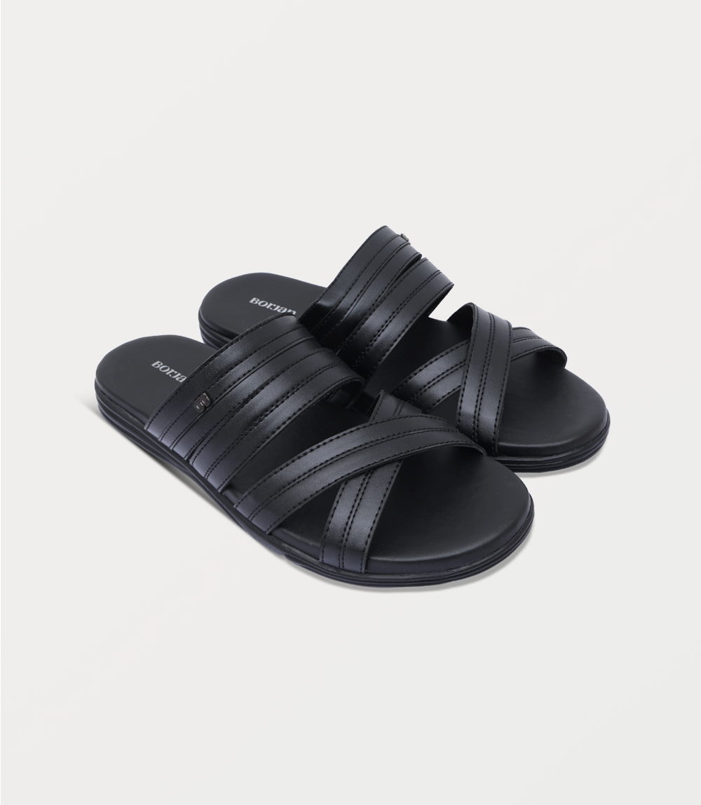 Men Slipper-BLACK B