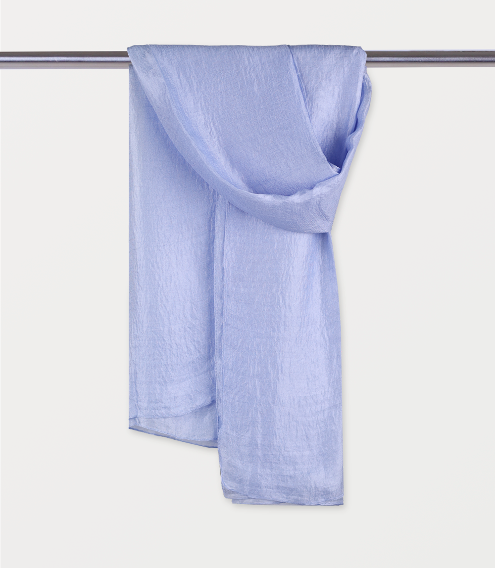 Women Scarf-L SKY BLUE