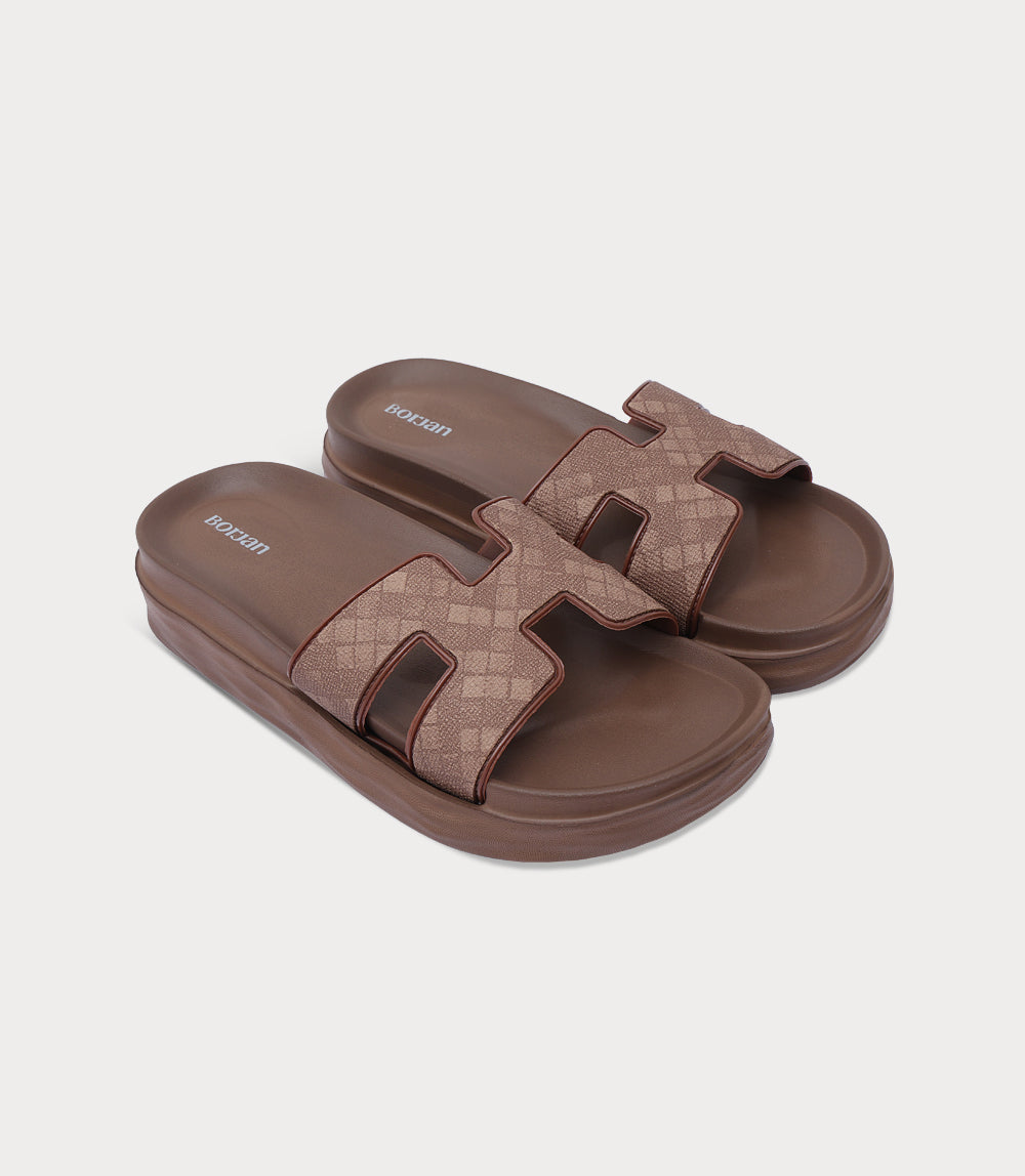 Women Comfort Slipper-BROWN
