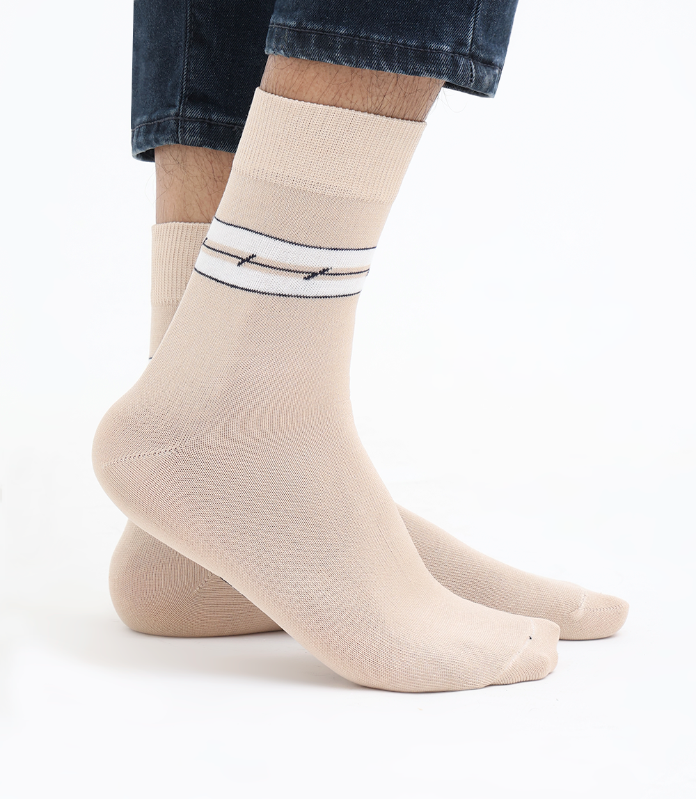 Men Socks-BEIGE