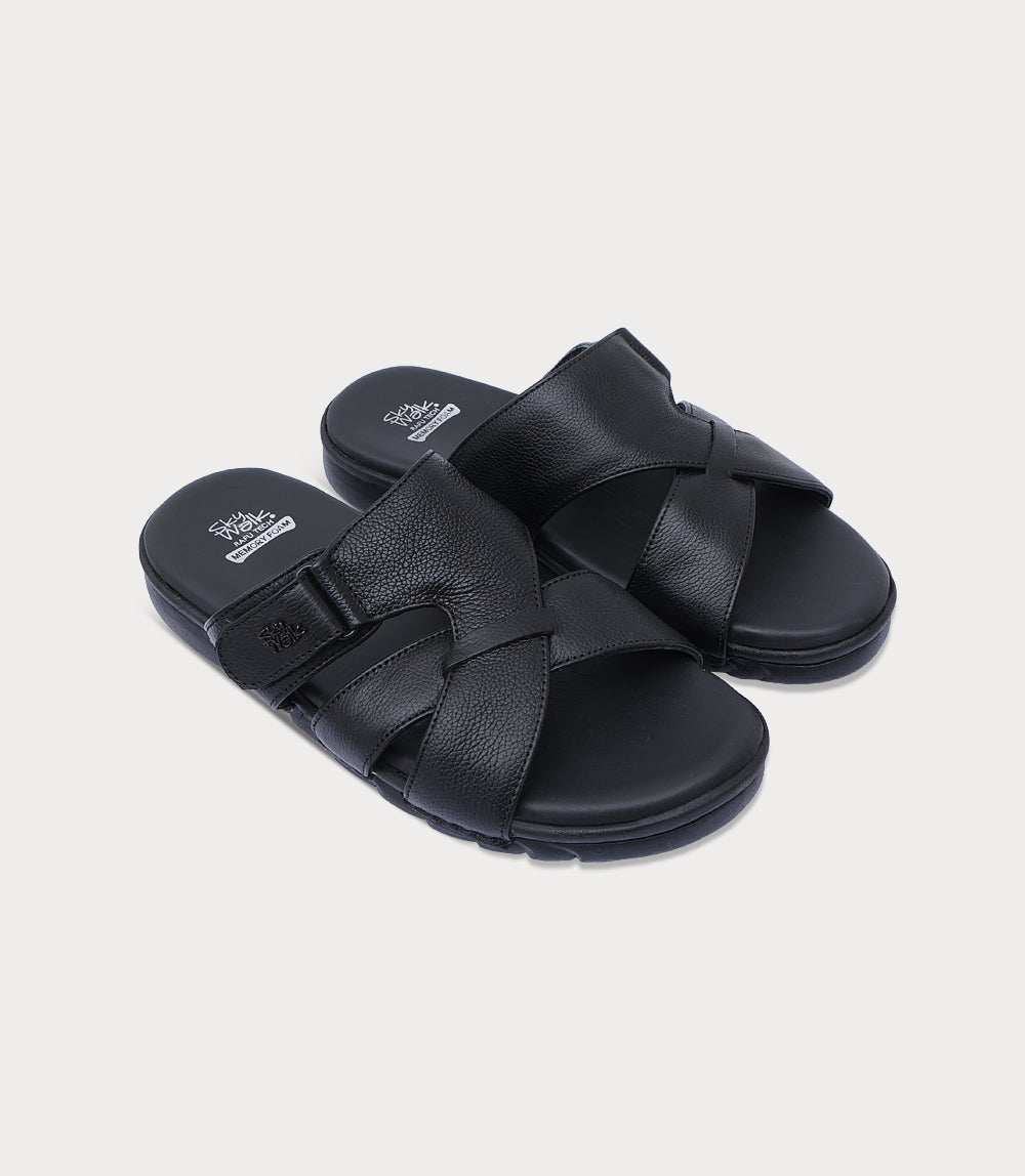 Men Slipper-BLACK