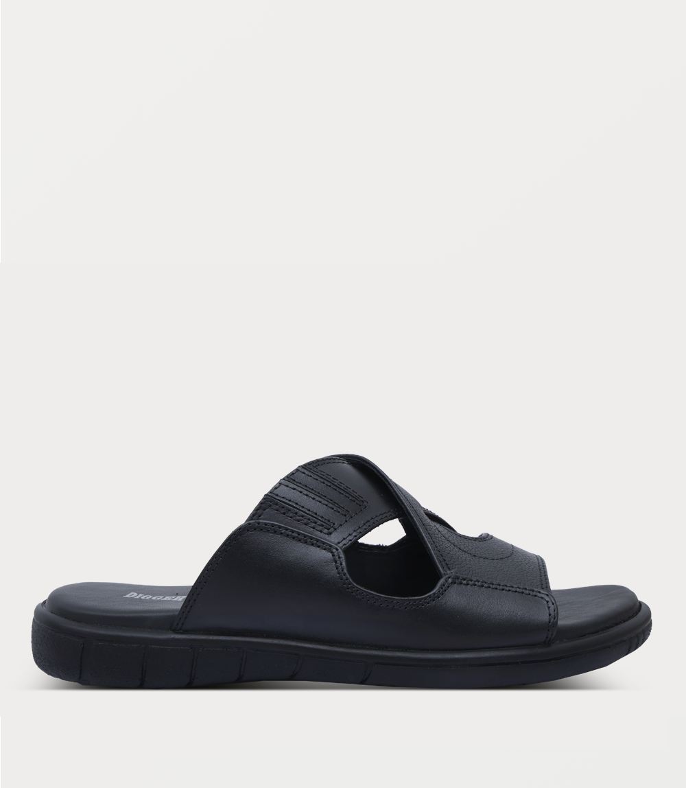Men Slipper-BLACK