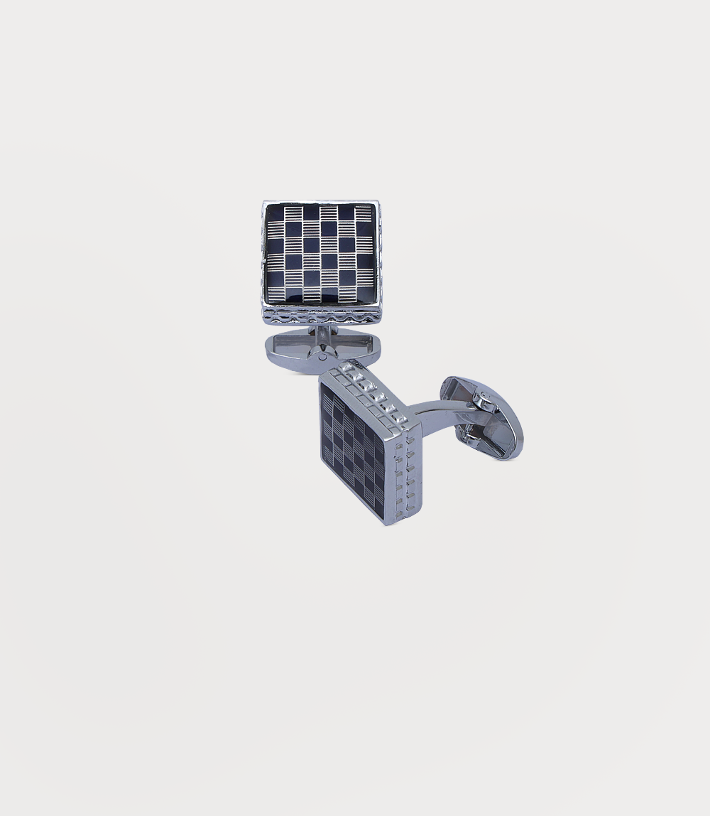 Men Cufflinks-GREY/BLUE