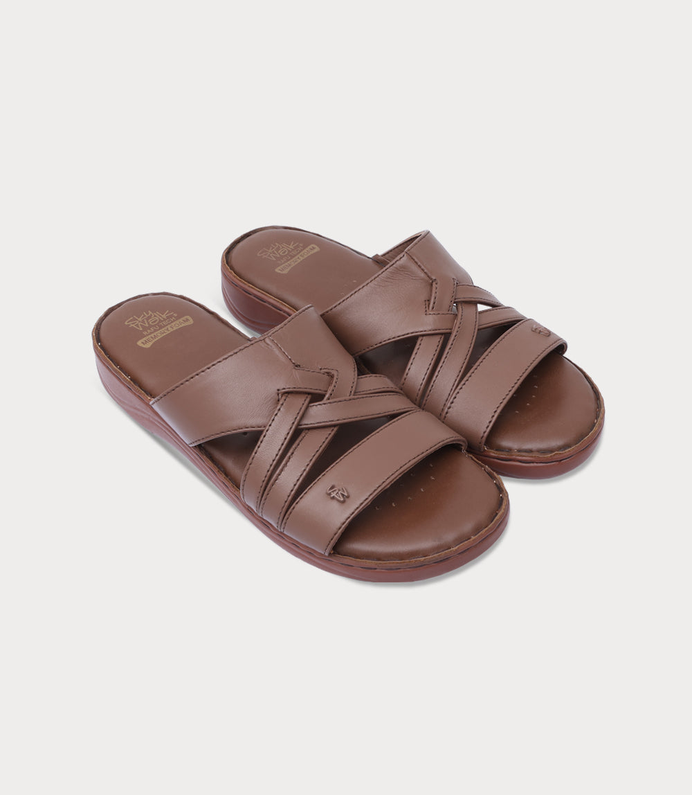 Women Comfort Slipper-BROWN