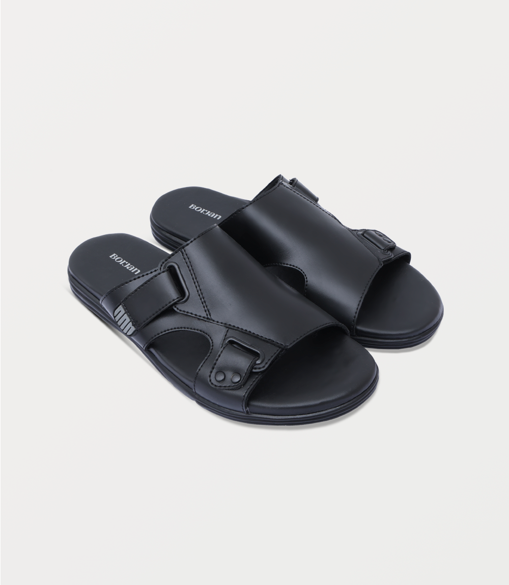 Men Slipper-BLACK
