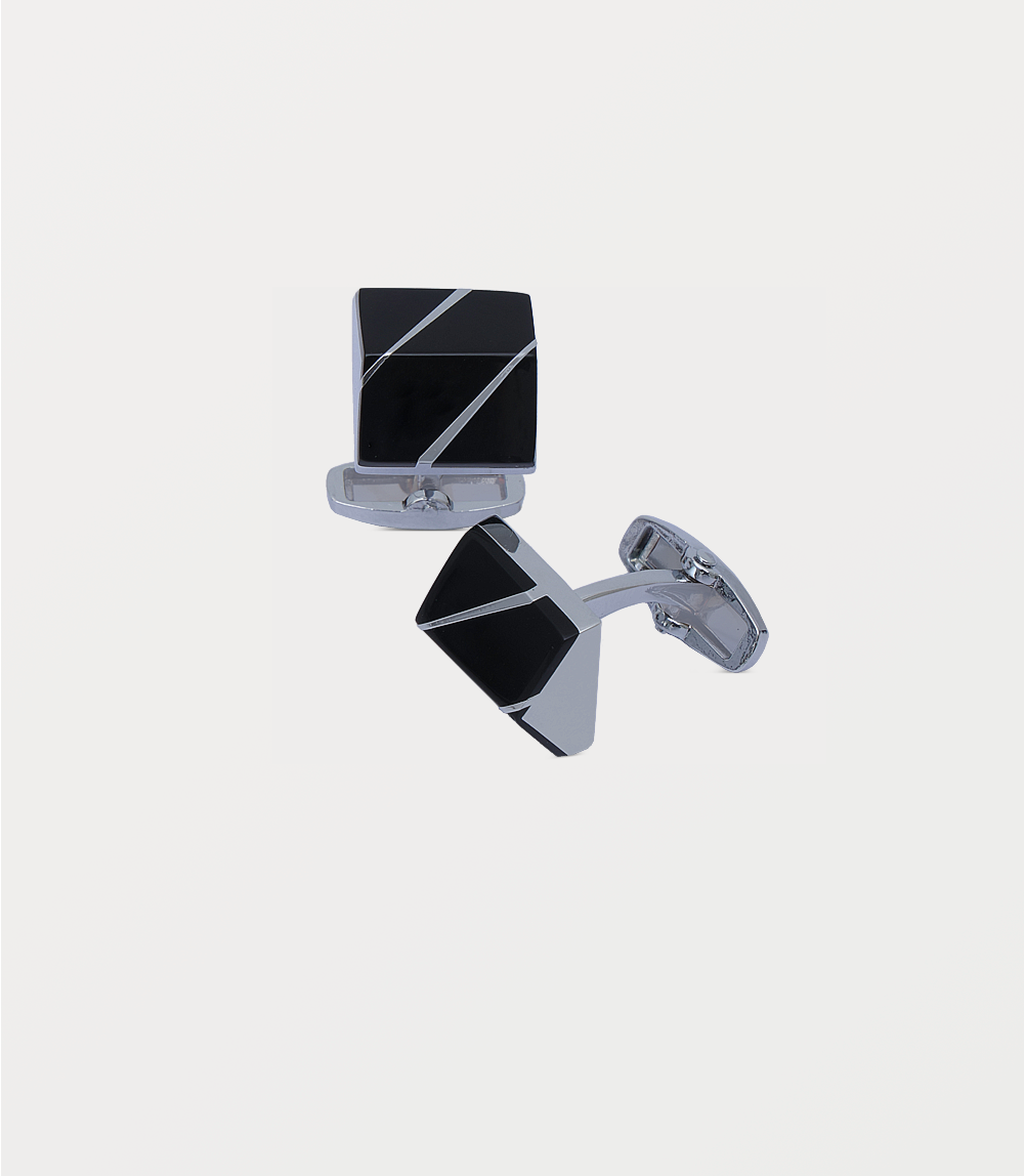 Men Cufflinks-BLACK