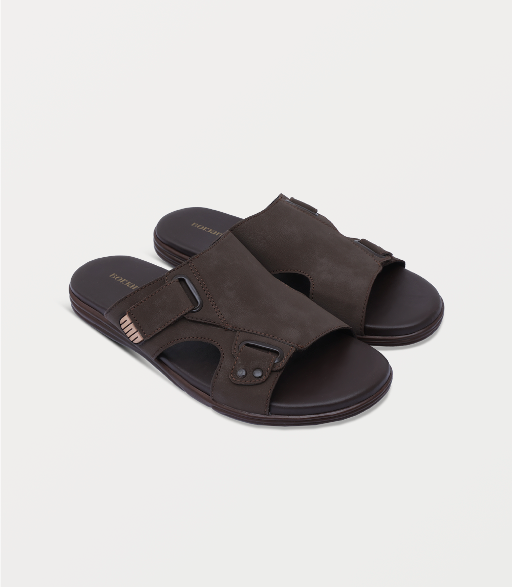 Men Slipper-BROWN