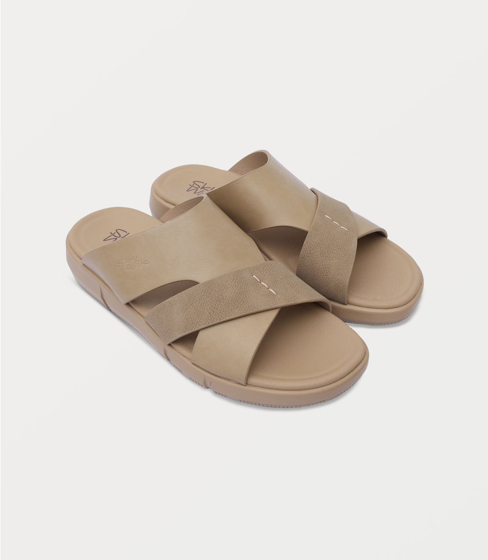 Men Slipper-BEIGE