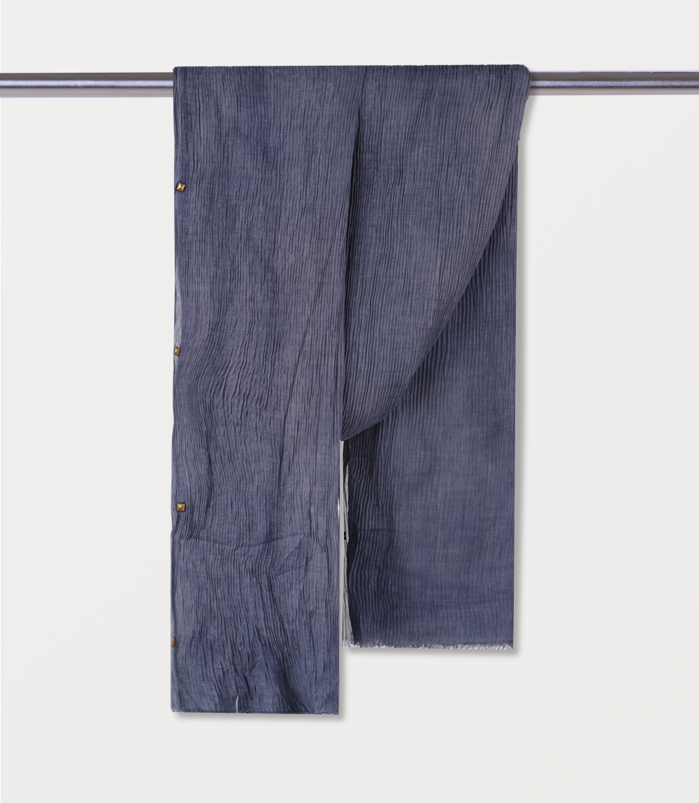 Women Scarf-SLATE GREY