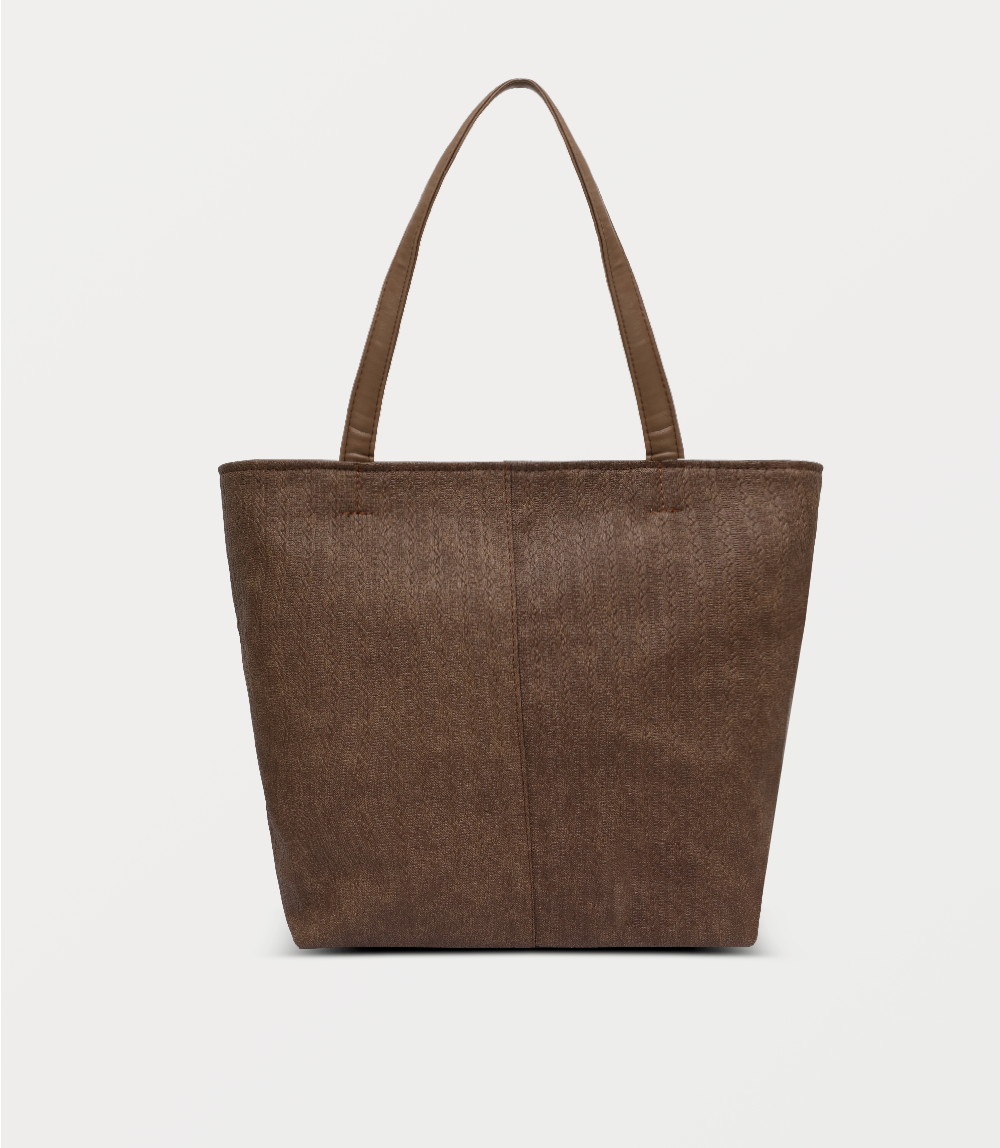 Women Shoulder Bag-BROWN